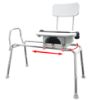 Picture of Swivel Sliding Transfer Bench, regular, with cut-out